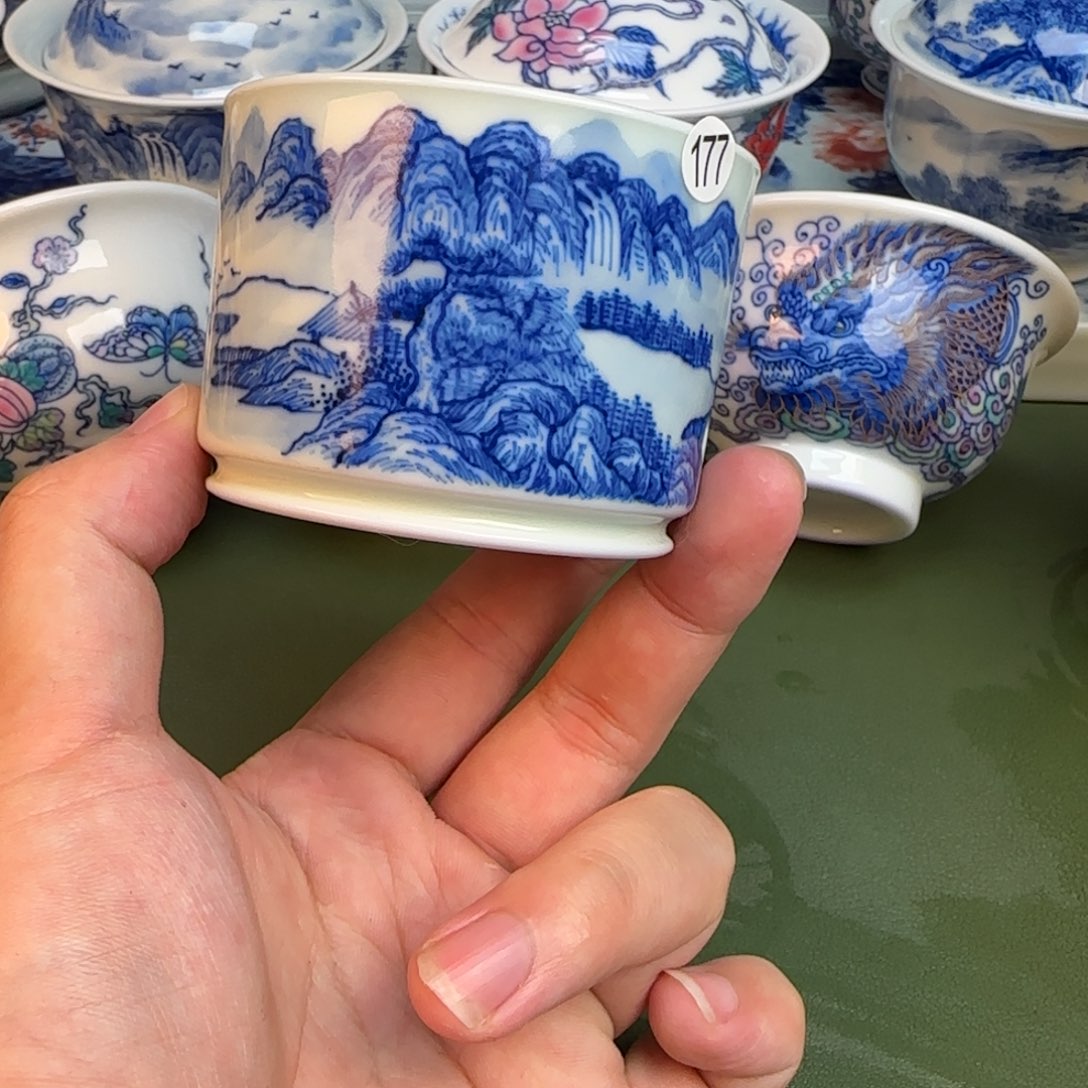 彦祖纯手工手绘茶具177