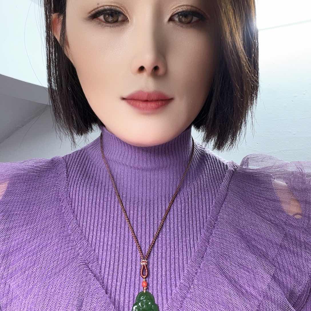 和田玉（碧玉）颈饰未镶嵌