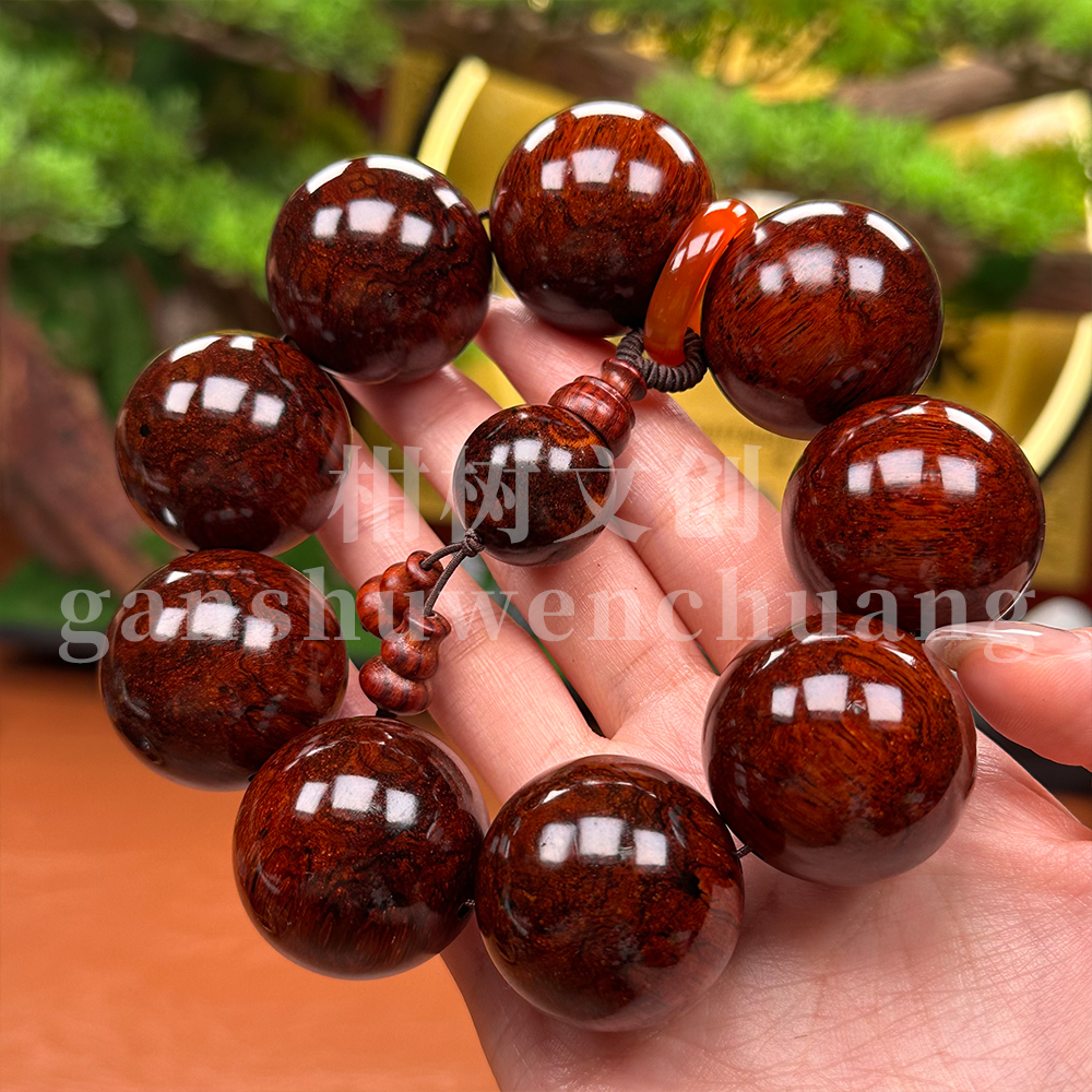 【柑树文创】3.0海南精品黄花梨手串AAA