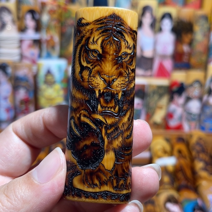 竹风*实心竹文玩手把件