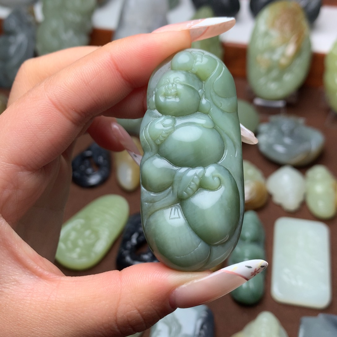 和田玉挂件未镶嵌