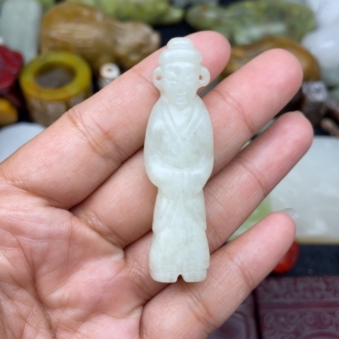 蛇纹石玉未镶嵌颈饰11