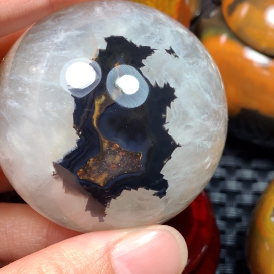 天***〆玛瑙/玉髓未镶嵌颈饰