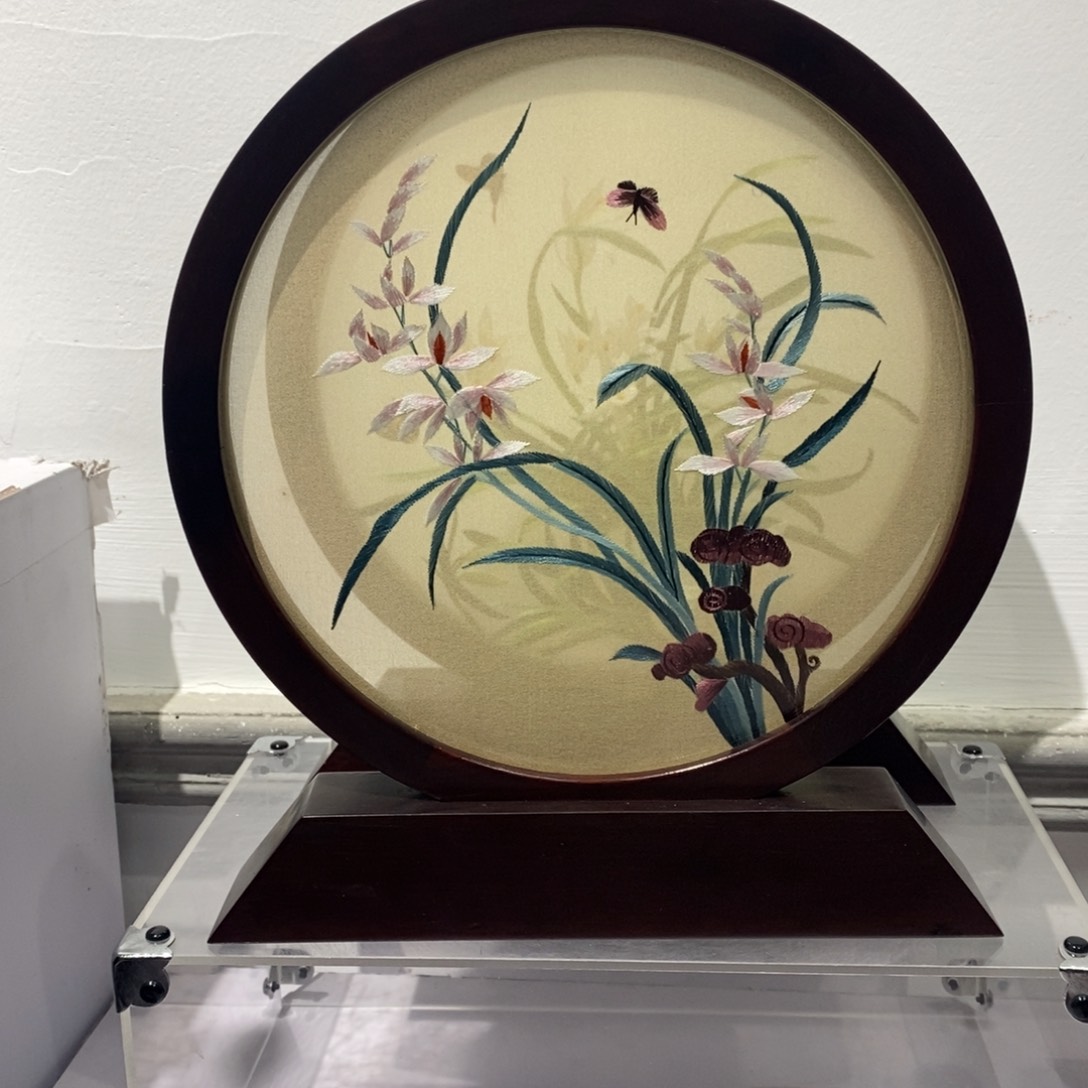 刺绣纯手工苏绣—蝶恋花