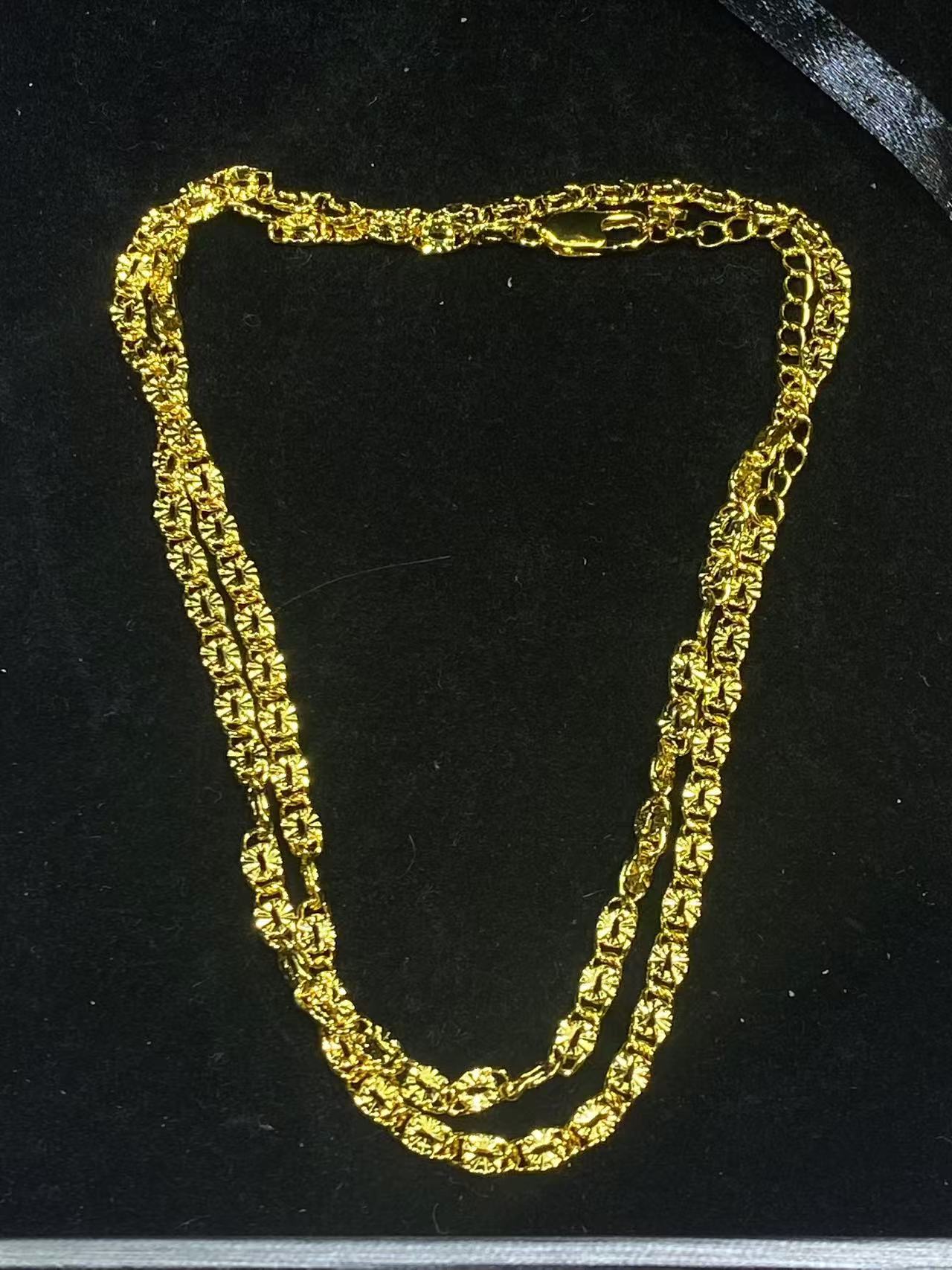 非金属珐琅项链 项链 【米米甄选 高端大气】黄色项链W-2212