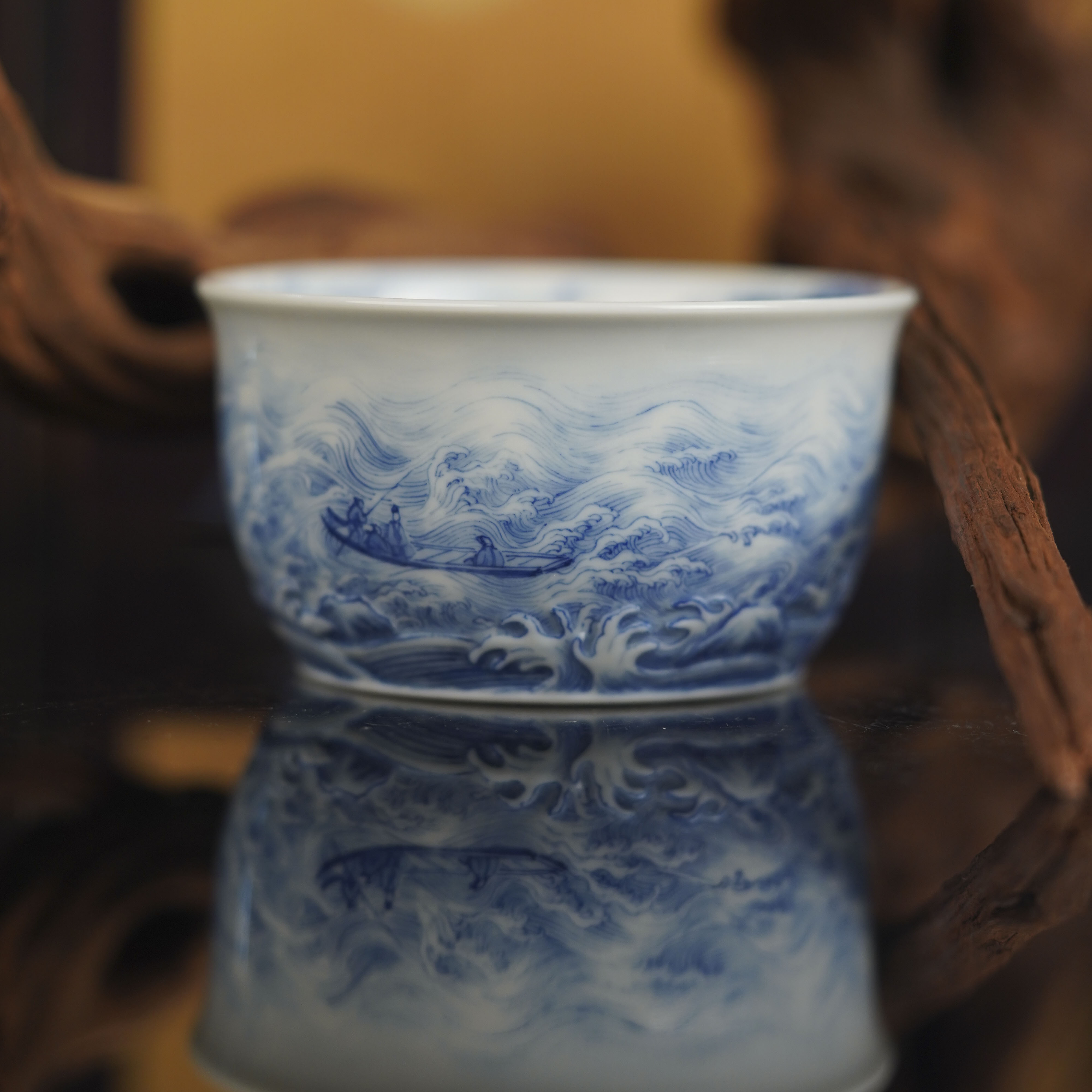 云山片玉云山片玉赤壁缸杯景德镇陶瓷高端茶具