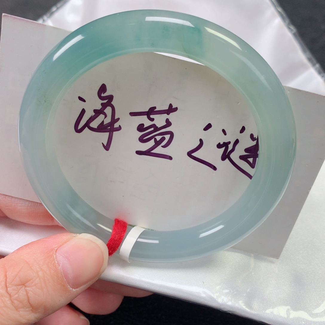 未镶嵌手镯翡翠缅甸天然翡翠手镯55