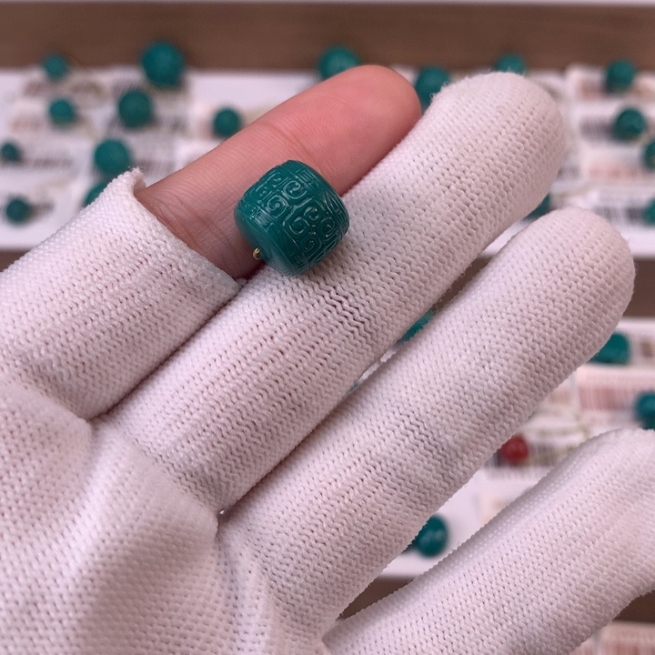 绿松石未镶嵌配饰j11.5*10.7