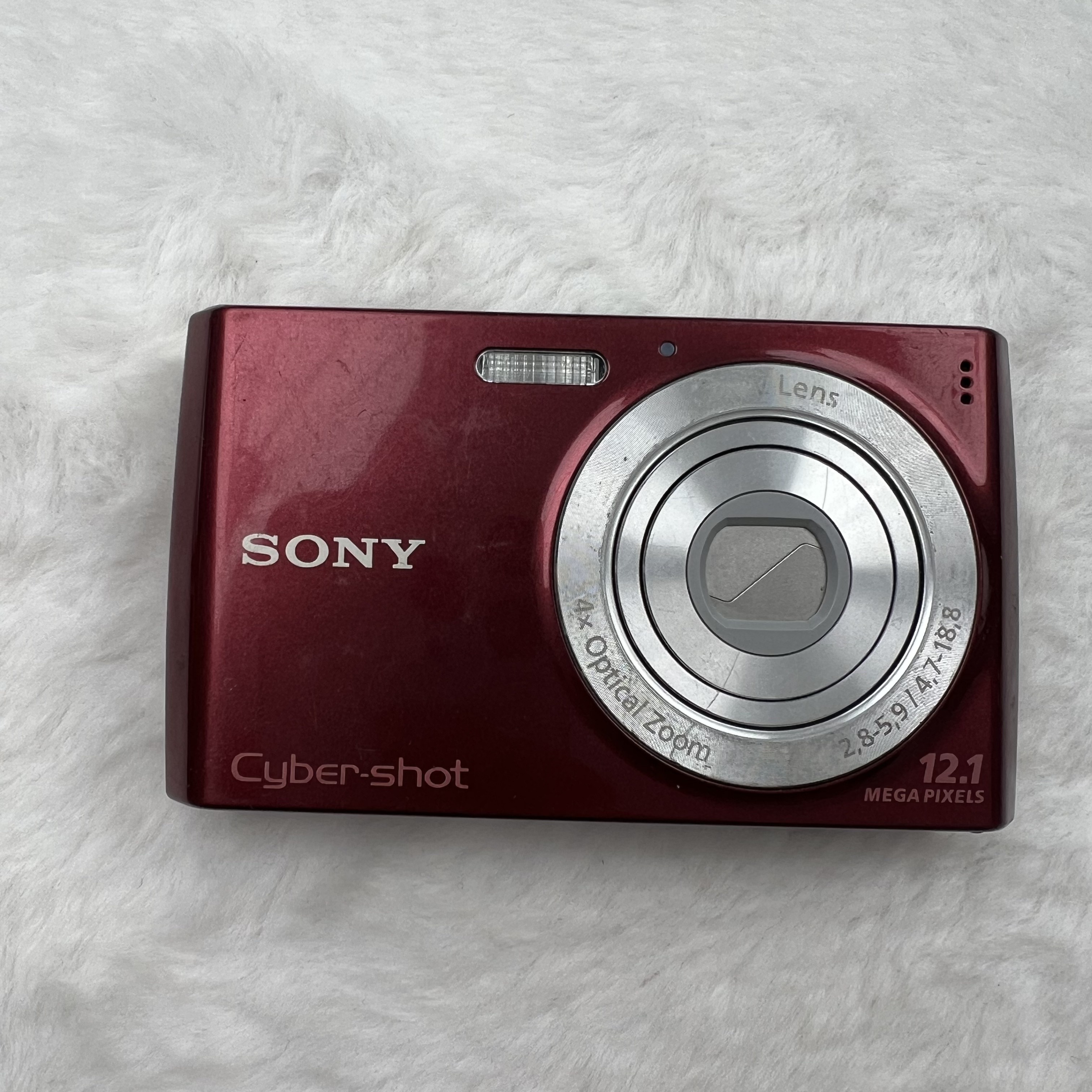 95新 Sony/索尼 W510红色1210w像素奶油肌白皮效果