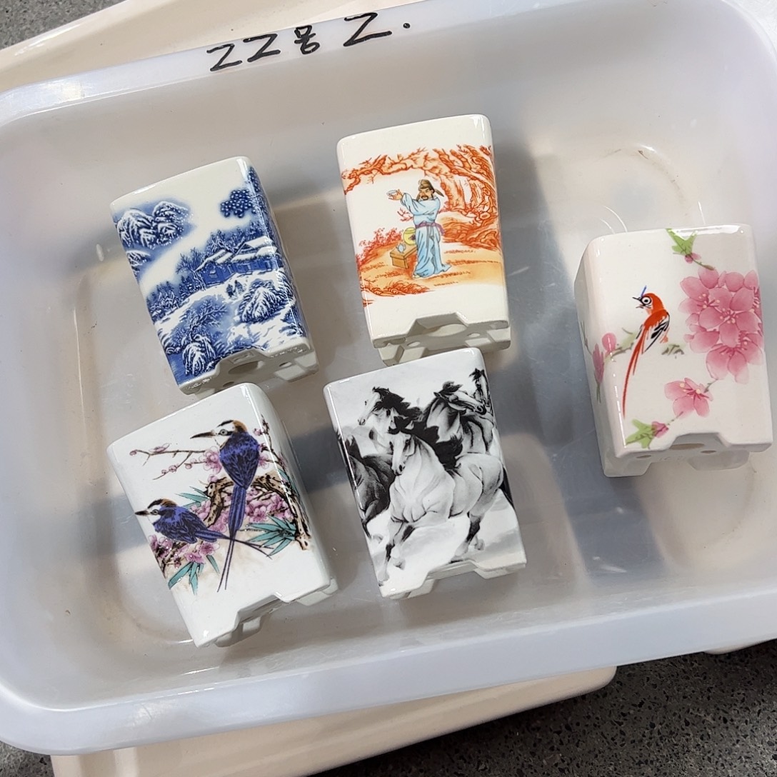 紫砂花盆Z号瑕疵5个6/7cm