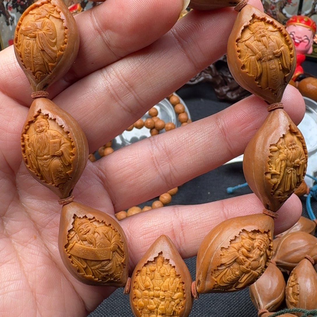 纸***机手串/手链橄榄核福禄寿禧