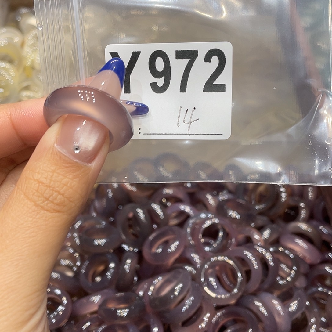 玛瑙/玉髓未镶嵌戒指972