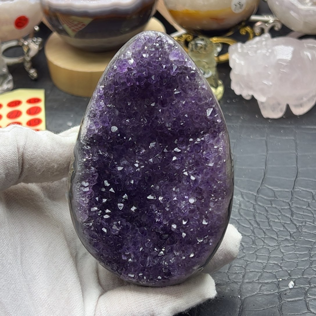 珠宝半成品水晶未镶嵌紫水龙蛋94