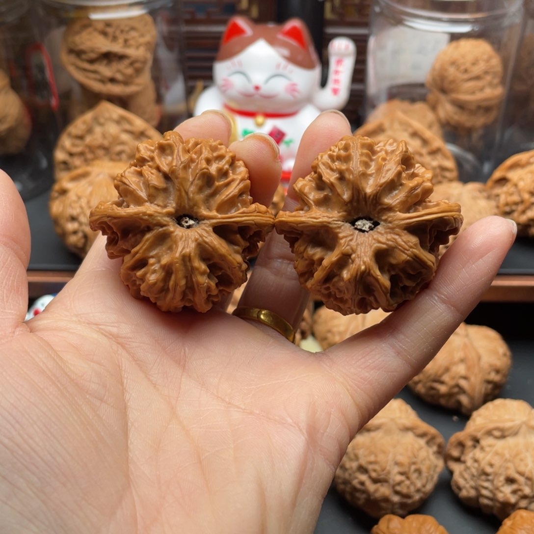 文玩核桃把件43苹果园