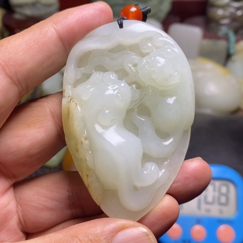 和田玉挂件未镶嵌