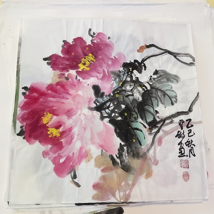 国画张圣敏先生纯手绘作品