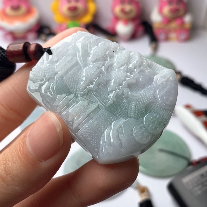 翡翠未镶嵌颈饰翡翠