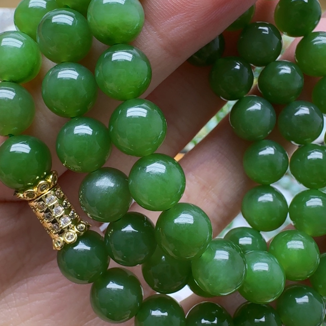 和田玉未镶嵌手链