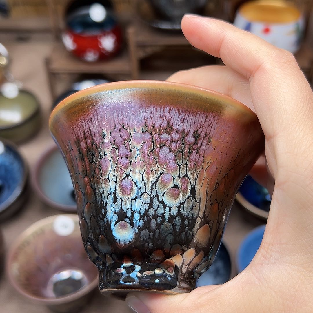 茶盏香*海建盏主人杯茶茶