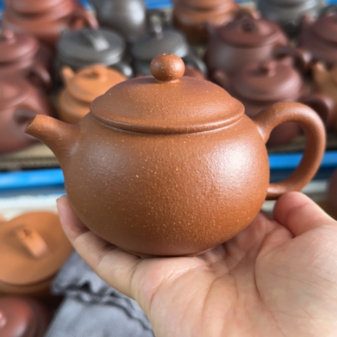 茶壶紫砂金降坡泥200cc