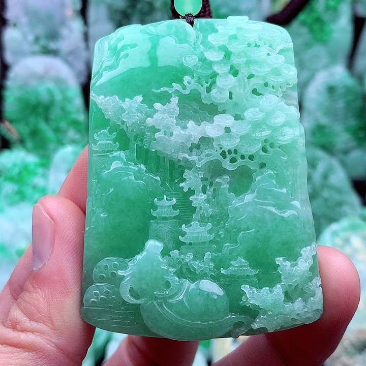 翡翠吊坠(不含链)未镶嵌