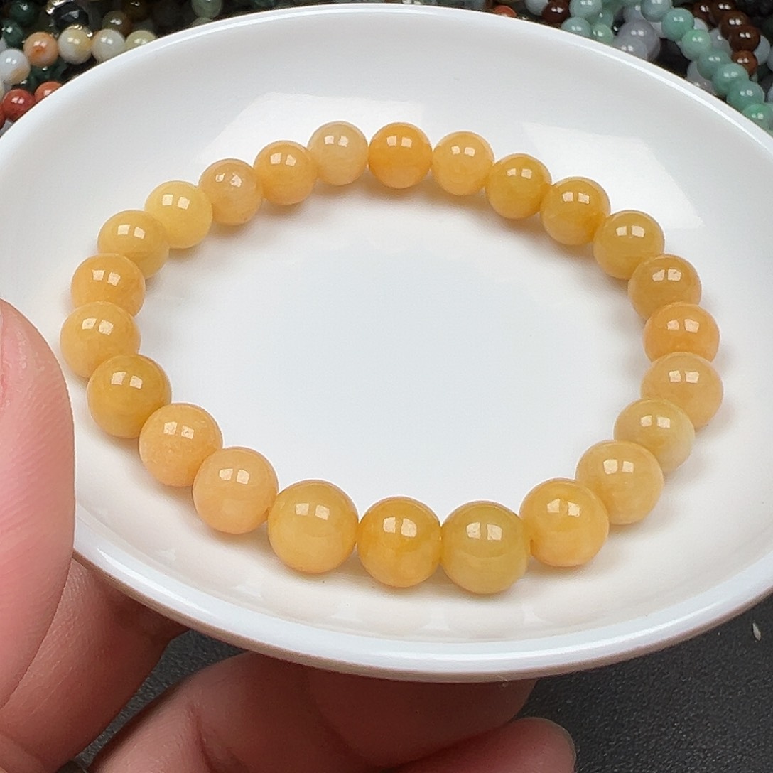 翡翠手链未镶嵌g**l货主老华