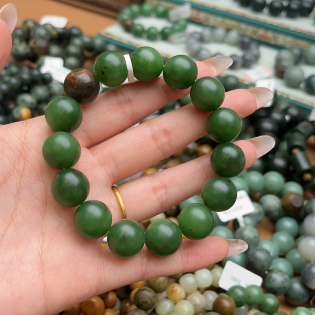 和田玉手串1220d拍一发一