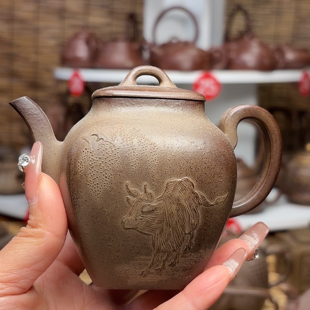 紫砂茶壶起*紫砂老壶