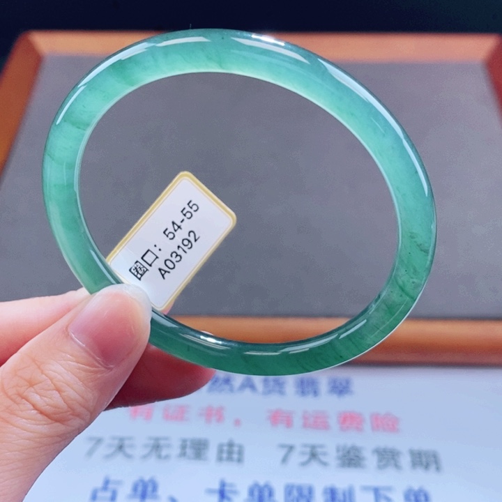 翡翠未镶嵌手镯翡翠手镯69