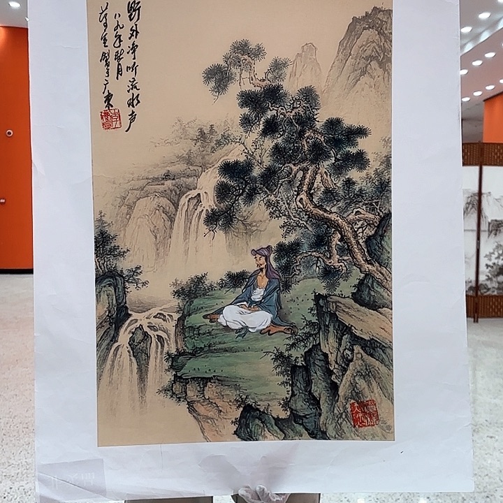 国画前*李庆宣老先生去伪存真原作