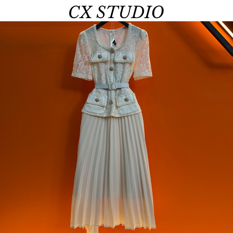 编码50 经典收腰轻奢时尚春夏季连衣裙（定制女装）TG612