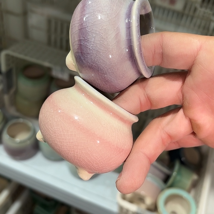 红陶量货！口高深浅发6