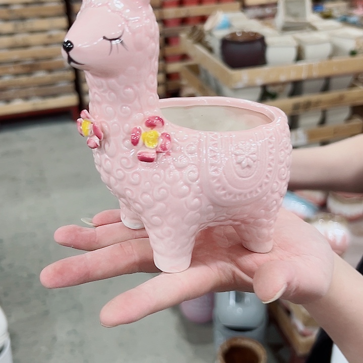 有孔.凑满10元发货多肉陶瓷花盆！