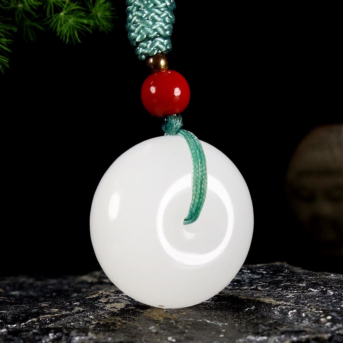 非金属珐琅吊坠 时尚百搭精美平安扣吊坠