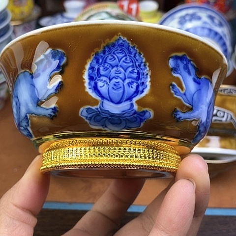 景德镇陶瓷藏式茶碗
