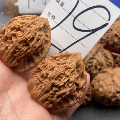 桃核吊坠38全品平谷蝴蝶