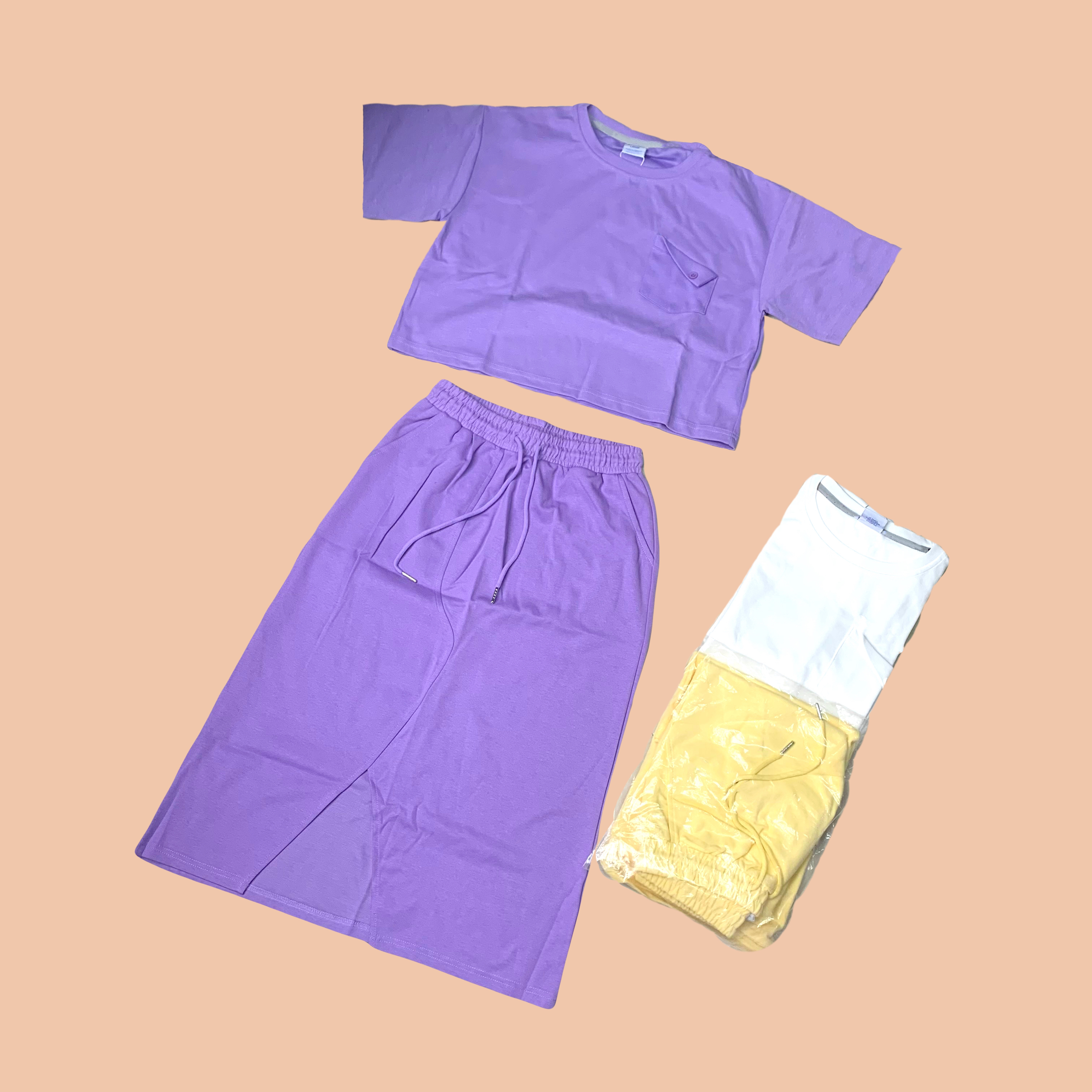 管管短袖➕长裙亲子夏季套装