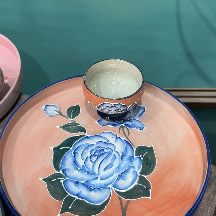 杯景德镇釉下五彩手绘陶瓷