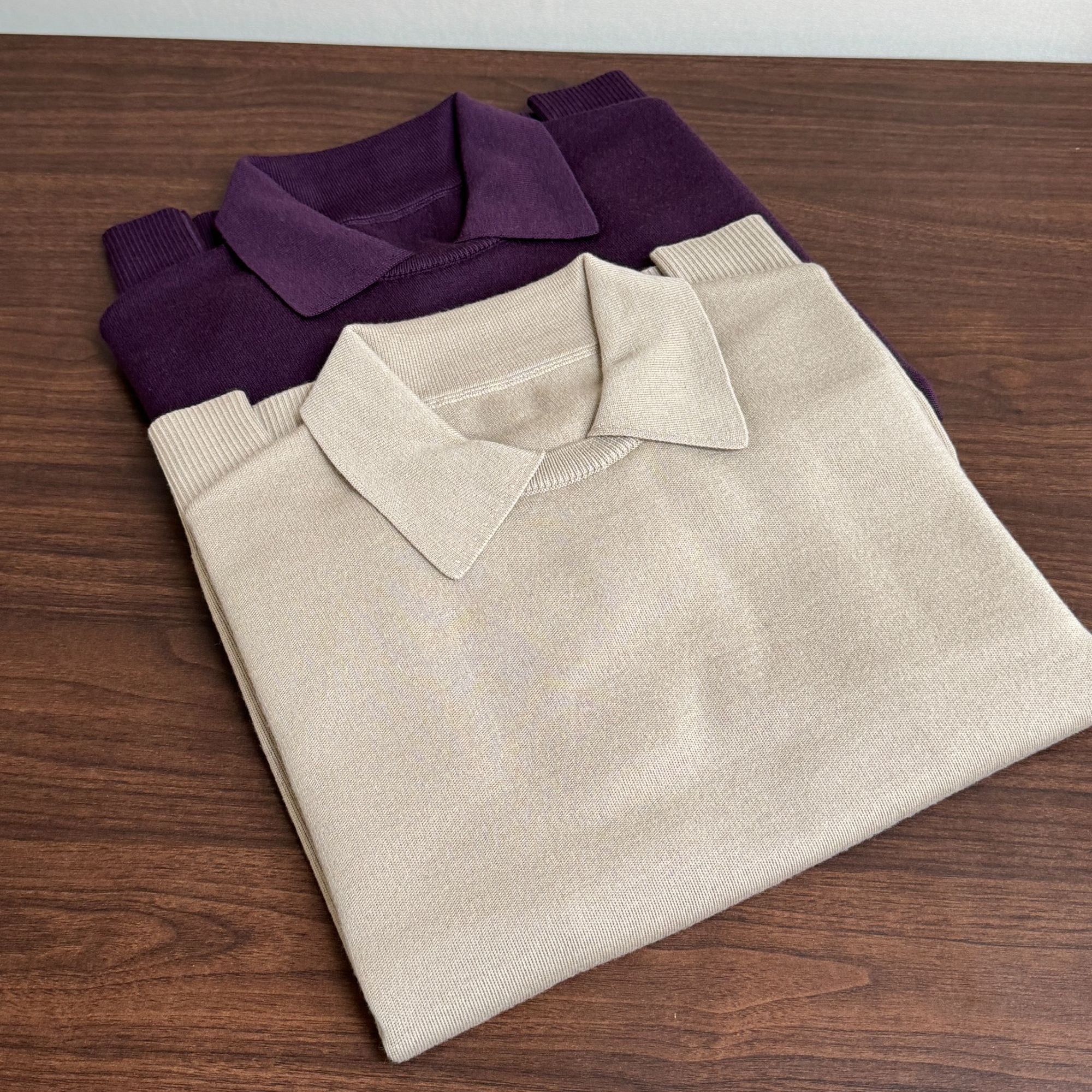 【苏苏】翻领法式女款羊毛衫毛针织衫针织商务轻职风休闲厚款修身