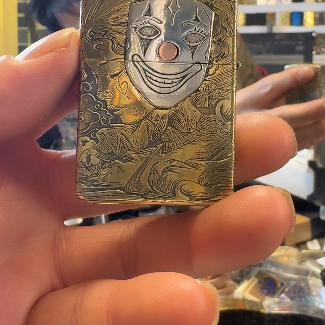 佐罗镶嵌小丑煤油打火机