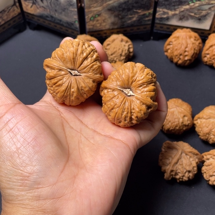 文玩核桃把件41南瓜墩