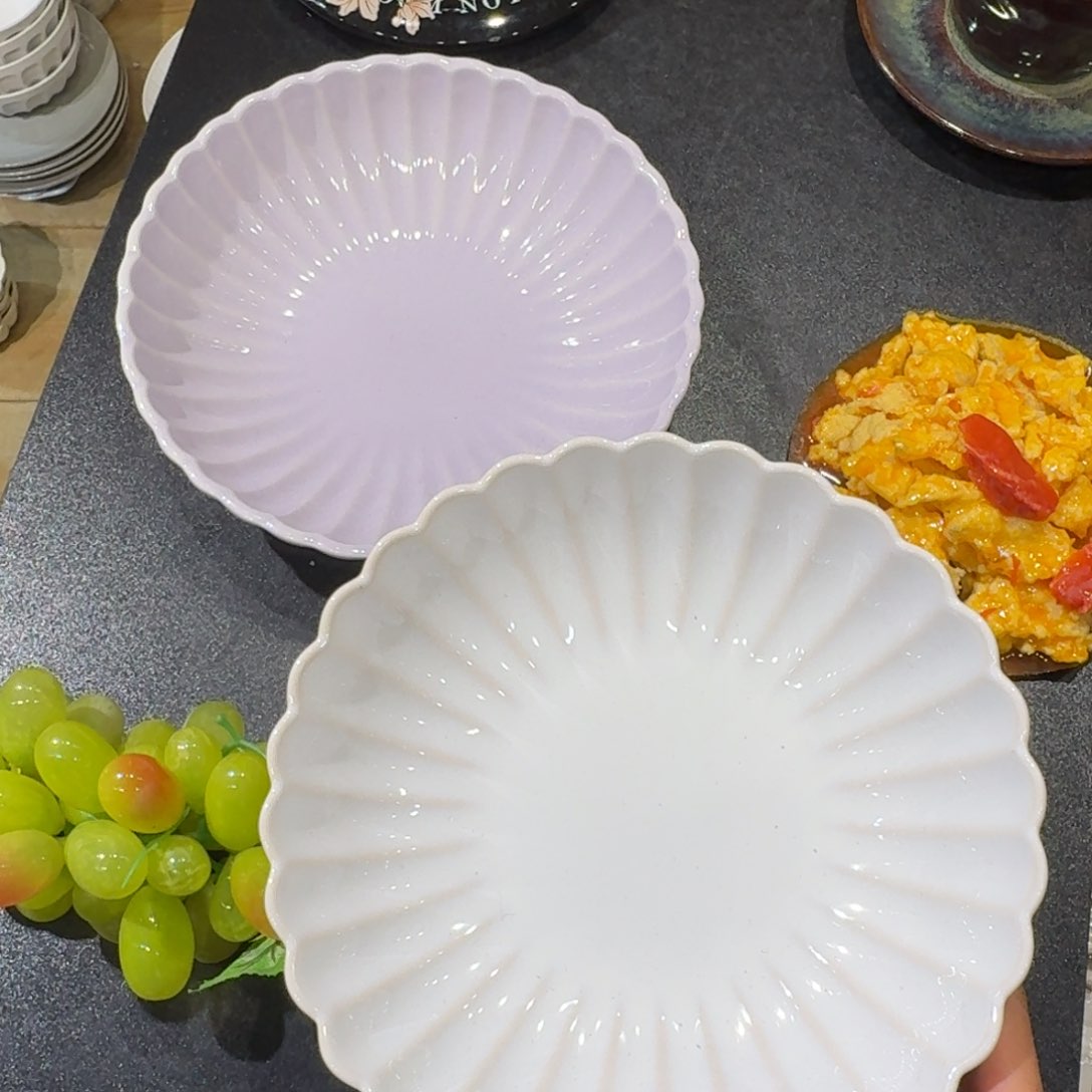 瓷2个8.5寸微瑕不影响使用