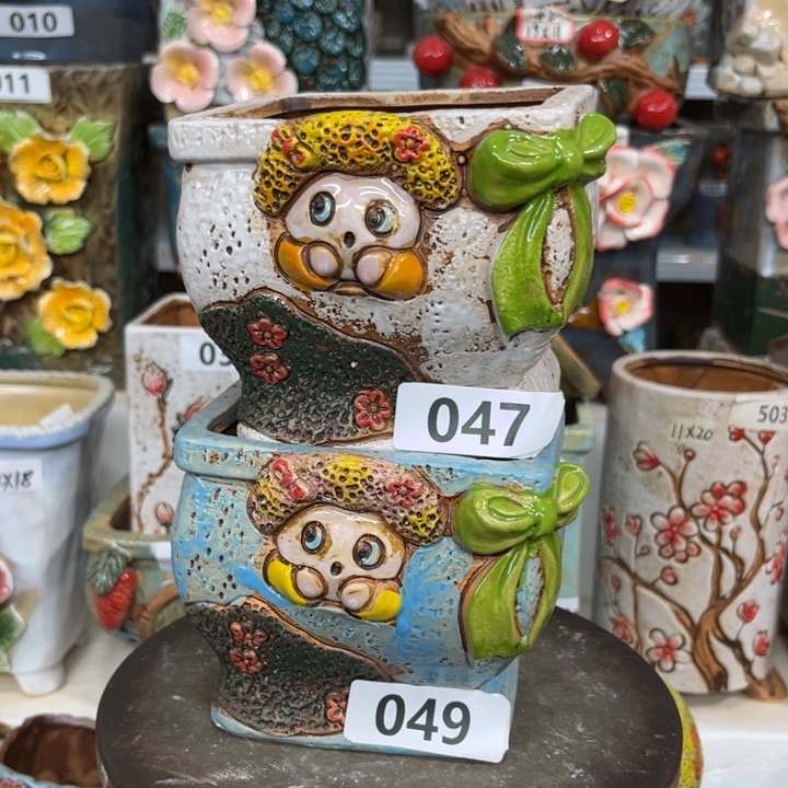 紫砂花盆粗陶材质多肉花盆