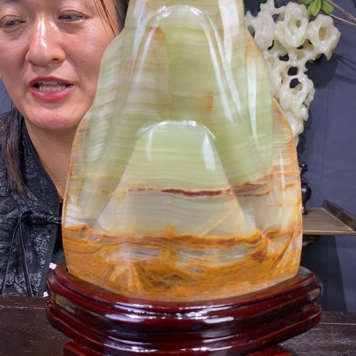 石材精品古青石摆件