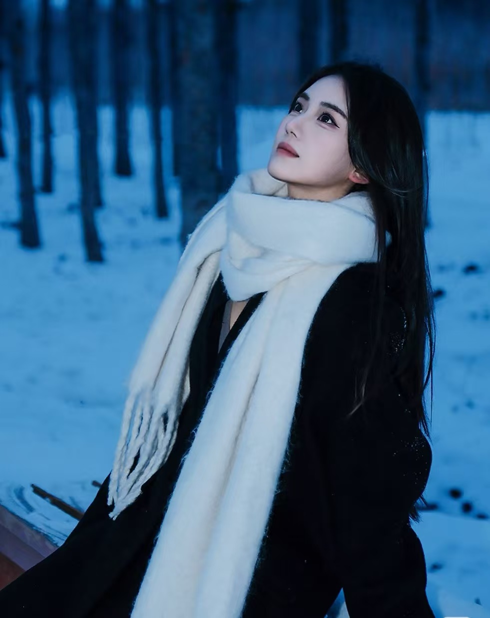 X【芯片版】非市场货羊绒双面可围时尚百搭秋冬厚款围巾男女同款