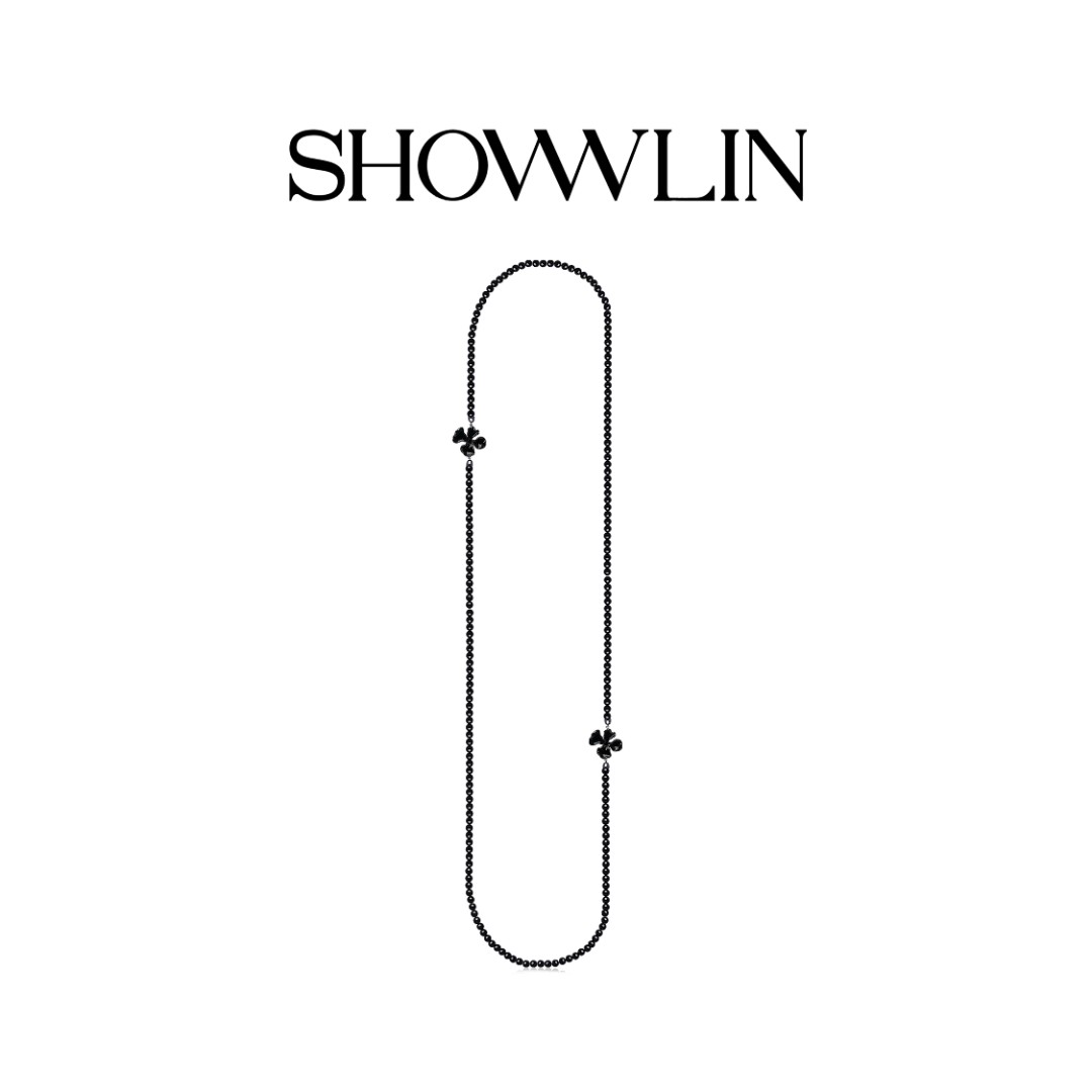 ShownLin 铜合金合成锆石项链 如愿如鸢串珠项链气质时尚小众个性