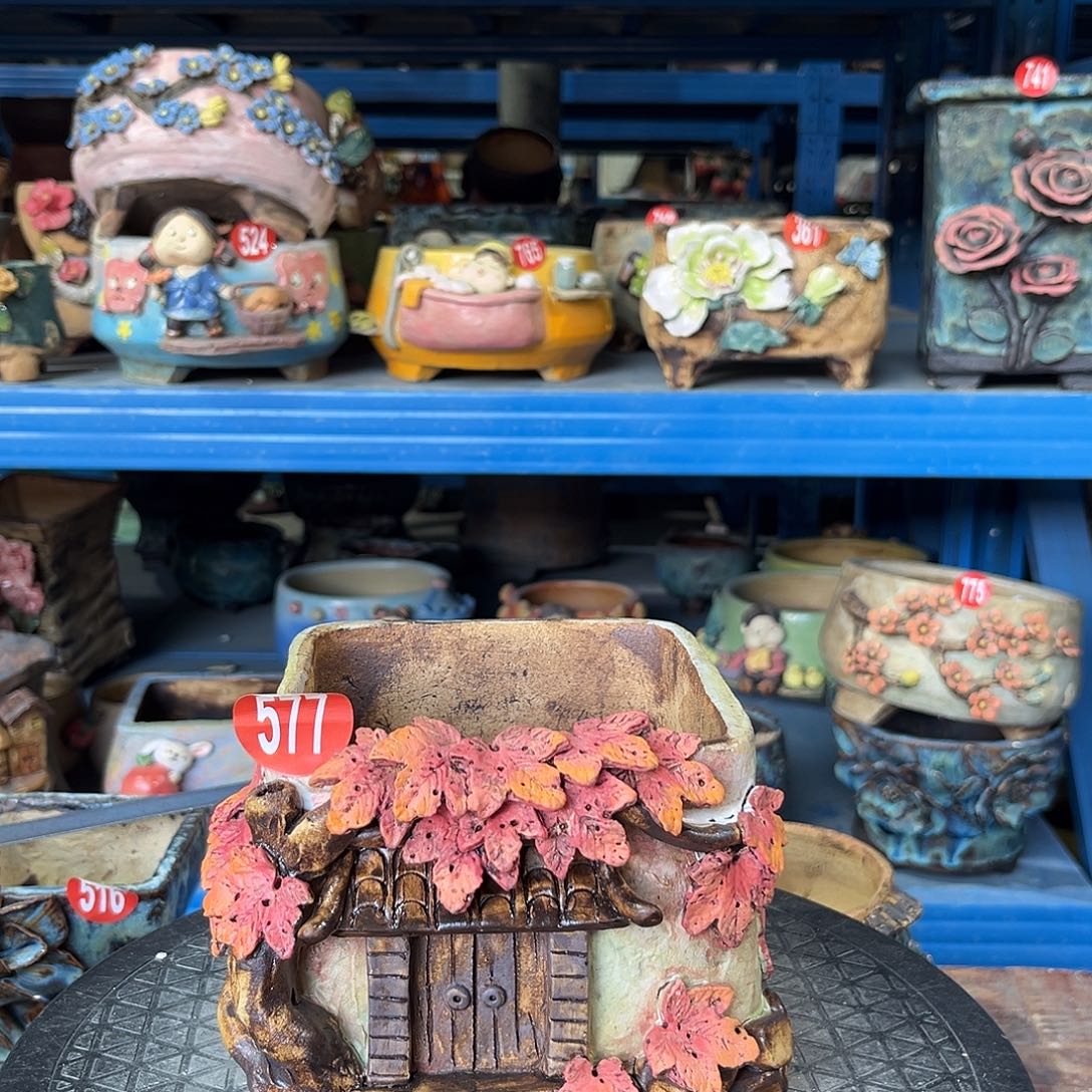 微瑕577 号陶然花器手工花盆