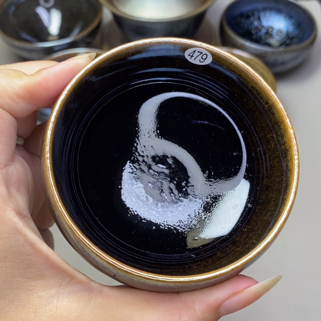 茶盏建窑建盏主人杯微瑕