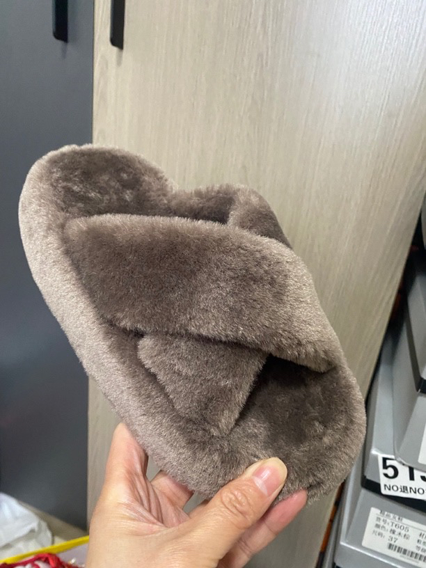 毛毛拖鞋女冬保暖毛毛鞋居家室内可穿