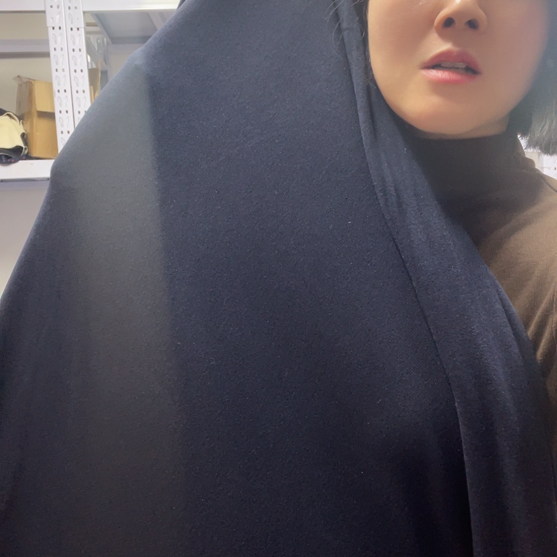 倍暖羊绒面料蓝色2米